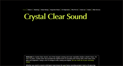 Desktop Screenshot of crystalclearsound.net