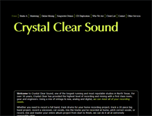 Tablet Screenshot of crystalclearsound.net